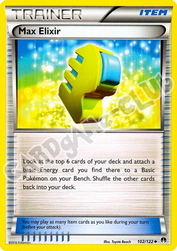 102 / 122 Max Elixir non comune foil reverse (EN) -NEAR MINT-