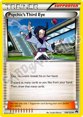 108 / 122 Psychic's Third Eye non comune normale (EN) -NEAR MINT-