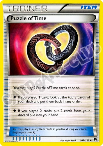 109 / 122 Puzzle of Time non comune normale (EN) -NEAR MINT-