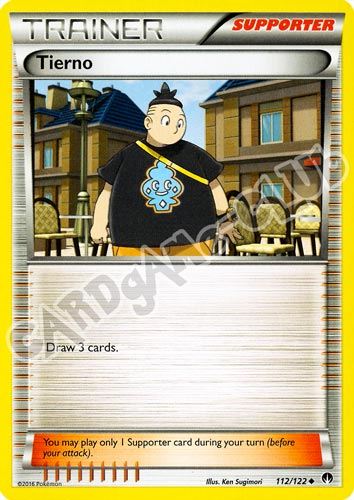 112 / 122 Tierno non comune normale (EN) -NEAR MINT-