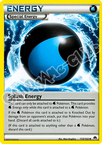 113 / 122 Splash Energy non comune (EN) -NEAR MINT-
