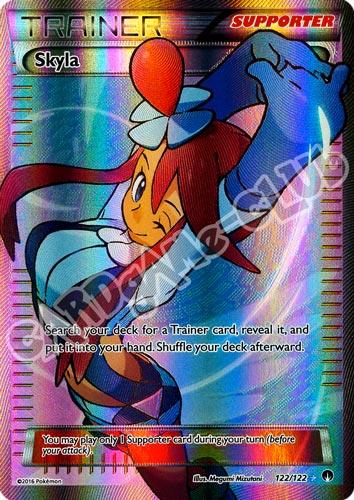 122 / 122 Skyla rara segreta foil (EN) -NEAR MINT-