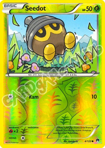 004 / 122 Seedot comune foil reverse (EN) -NEAR MINT-