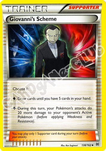 138 / 162 Giovanni's Scheme non comune normale (EN) -NEAR MINT-