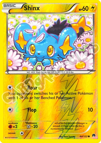 044 / 122 Shinx comune foil reverse (EN) -NEAR MINT-