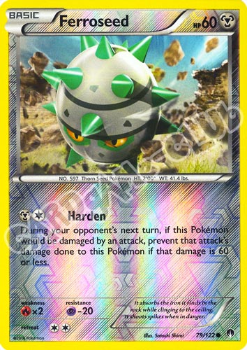 079 / 122 Ferroseed comune foil reverse (EN) -NEAR MINT-