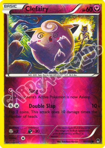 081 / 122 Clefairy comune foil reverse (EN) -NEAR MINT-