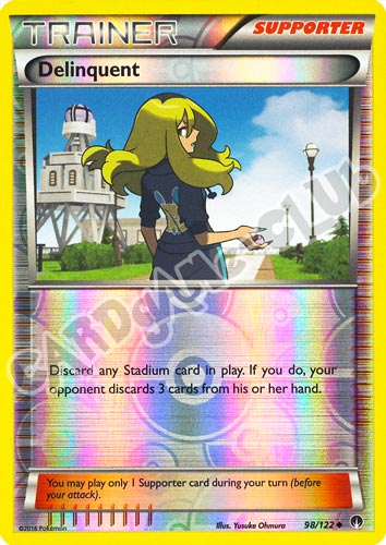 098 / 122 Delinquent non comune foil reverse (EN) -NEAR MINT-