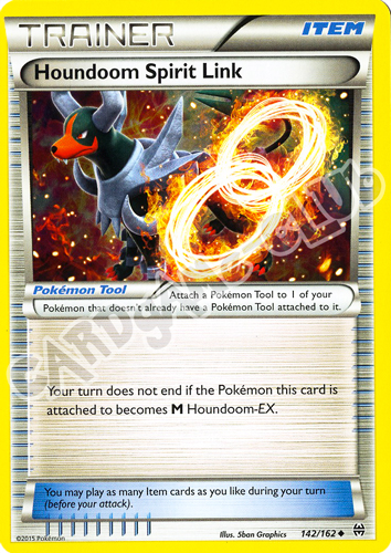 142 / 162 Houndoom Spirit Link non comune normale (EN) -NEAR MINT-