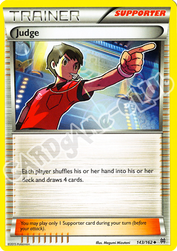 143 / 162 Judge non comune normale (EN) -NEAR MINT-