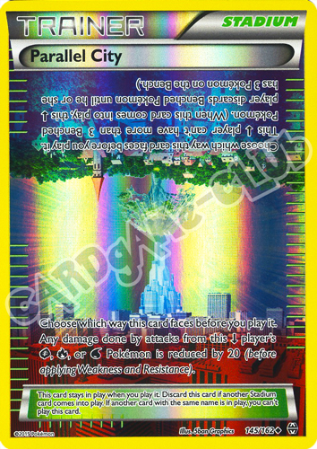 145 / 162 Parallel City non comune foil reverse (EN) -NEAR MINT-