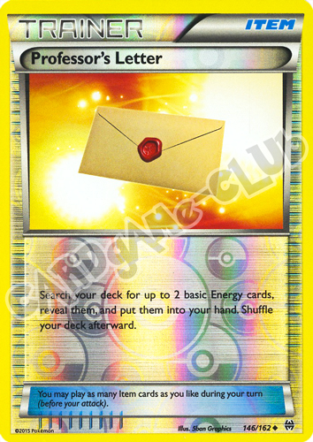 146 / 162 Professor's Letter non comune foil reverse (EN) -NEAR MINT-