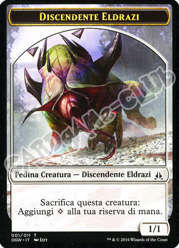01 / 11 Discendente Eldrazi comune (IT) -NEAR MINT-