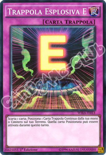WIRA-IT013 Trappola Esplosiva E super rara 1a Edizione (IT) -NEAR MINT-