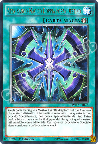 WIRA-IT027 Alza-Rango-Magico Forza Destino rara 1a Edizione (IT) -NEAR MINT-