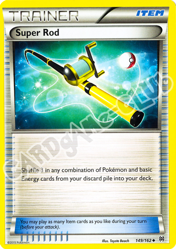 149 / 162 Super Rod non comune normale (EN) -NEAR MINT-