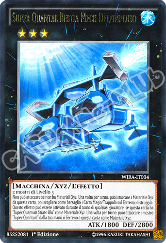 WIRA-IT034 Super Quantal Bestia Mech Delfinmpluso rara 1a Edizione (IT) -NEAR MINT-