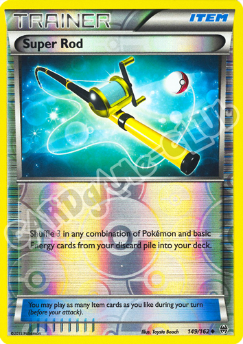149 / 162 Super Rod non comune foil reverse (EN) -NEAR MINT-