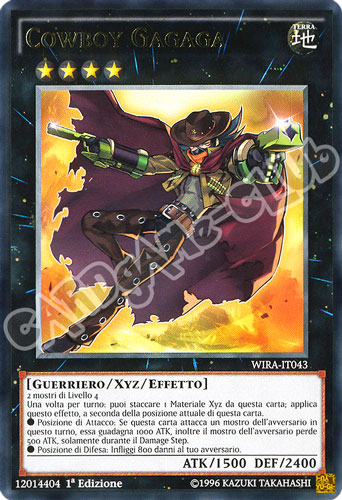 WIRA-IT043 Cowboy Gagaga rara 1a Edizione (IT) -NEAR MINT-