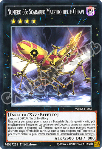 WIRA-IT045 Numero 66: Scarabeo Maestro delle Chiavi comune 1a Edizione (IT) -NEAR MINT-