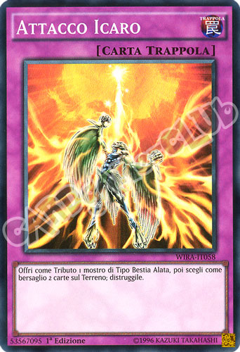 WIRA-IT058 Attacco Icaro super rara 1a Edizione (IT) -NEAR MINT-