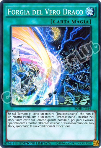 BOSH-ITSE4 Forgia del Vero Draco super rara Edizione Limitata (IT) -NEAR MINT-