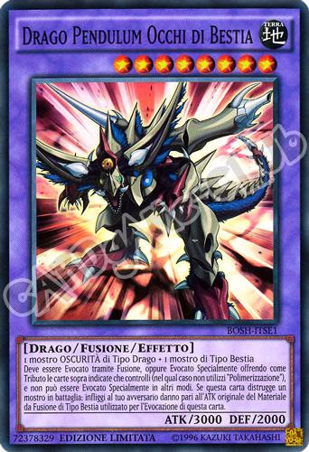 BOSH-ITSE1 Drago Pendulum Occhi di Bestia super rara Edizione Limitata (IT) -NEAR MINT-