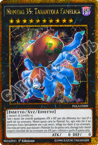 PGL3-IT009 Numero 35: Tarantola Famelica rara segreta oro 1a edizione (IT) -NEAR MINT-