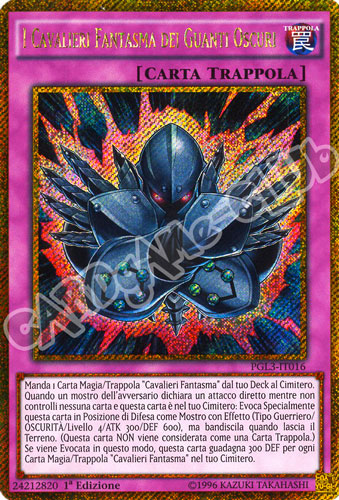 PGL3-IT016 I Cavalieri Fantasma dei Guanti Oscuri rara segreta oro 1a edizione (IT) -NEAR MINT-