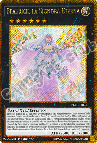 PGL3-IT021 Beatrice, la Signora Eterna rara segreta oro 1a edizione (IT) -NEAR MINT-
