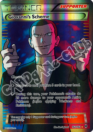 162 / 162 Giovanni's Scheme rara segreta foil (EN) -NEAR MINT-