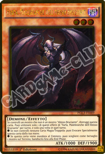 PGL3-IT049 Farfa, Malebranche dell'Abisso Bruciante rara oro 1a edizione (IT) -NEAR MINT-