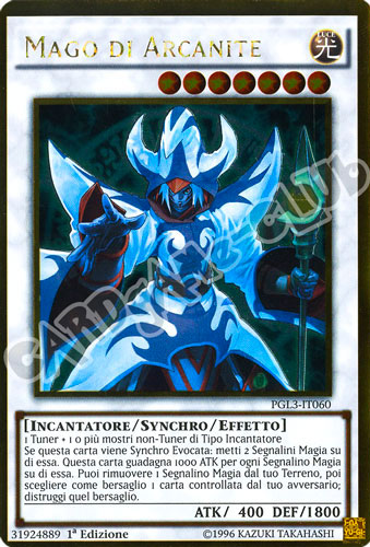 PGL3-IT060 Mago di Arcanite rara oro 1a edizione (IT) -NEAR MINT-