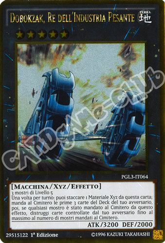 PGL3-IT064 Dobokzak, Re dell'Industria Pesante rara oro 1a edizione (IT) -NEAR MINT-