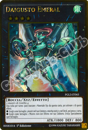 PGL3-IT065 Daigusto Emeral rara oro 1a edizione (IT) -NEAR MINT-