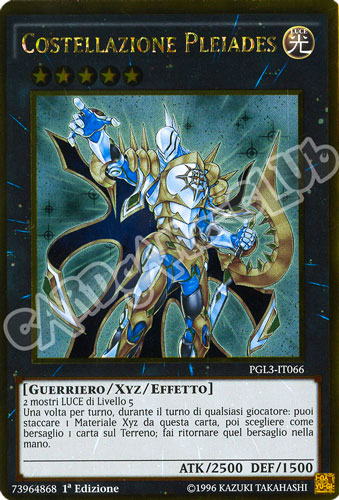 PGL3-IT066 Costellazione Pleiades rara oro 1a edizione (IT) -NEAR MINT-
