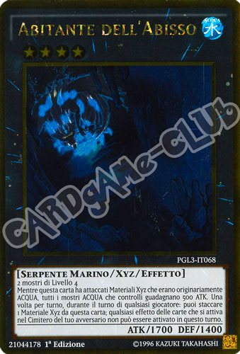 PGL3-IT068 Abitante dell'Abisso rara oro 1a edizione (IT) -NEAR MINT-