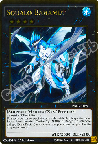 PGL3-IT069 Squalo Bahamut rara oro 1a edizione (IT) -NEAR MINT-