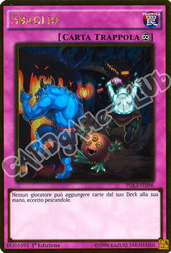 PGL3-IT096 Sbaglio rara oro 1a edizione (IT) -NEAR MINT-