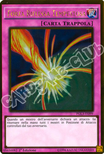 PGL3-IT099 Forza Riflessa Tempestosa rara oro 1a edizione (IT) -NEAR MINT-