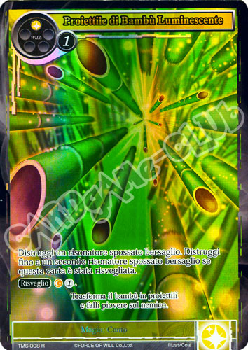 TMS1-IT008 Proiettile di Bambu' Luminescente rara parallel (IT) -NEAR MINT-