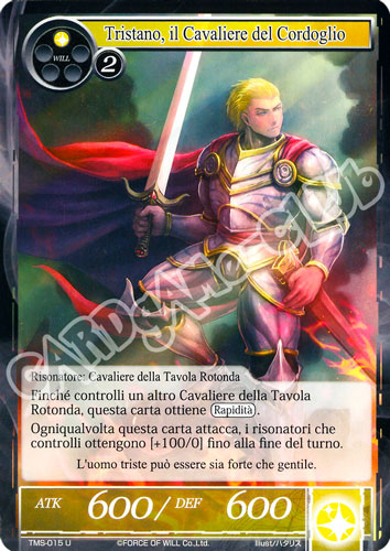 TMS1-IT015 Tristano, il Cavaliere del Cordoglio non comune normale (IT) -NEAR MINT-
