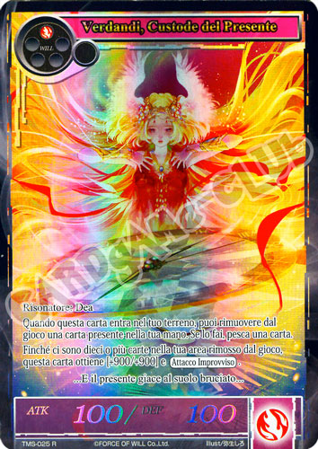 TMS1-IT025 Verdandi, Custode del Presente rara parallel (IT) -NEAR MINT-