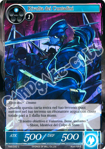 TMS1-IT042 Rivolta dei Contadini comune normale (IT) -NEAR MINT-
