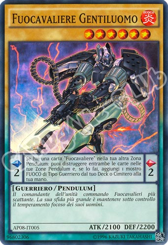 AP08-IT005 Fuocavaliere Gentiluomo super rara (IT) -NEAR MINT-