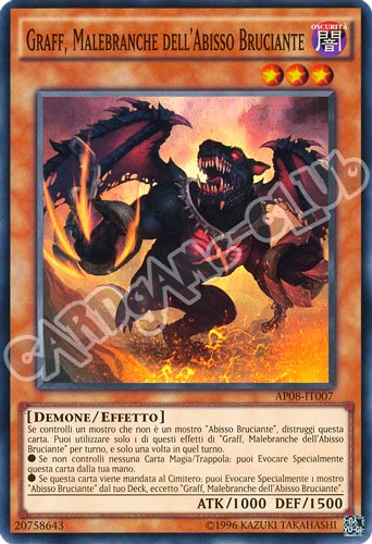 AP08-IT007 Graff, Malebranche dell'Abisso Bruciante super rara (IT) -NEAR MINT-