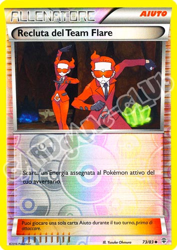 73 / 83 Recluta del Team Flare non comune foil reverse (IT) -NEAR MINT-