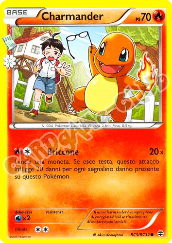 RC3/RC32 Charmander comune normale (IT) -NEAR MINT-