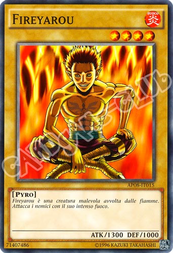 AP08-IT015 Fireyarou comune (IT) -NEAR MINT-