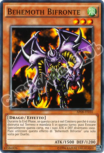 AP08-IT016 Behemoth Bifronte comune (IT) -NEAR MINT-